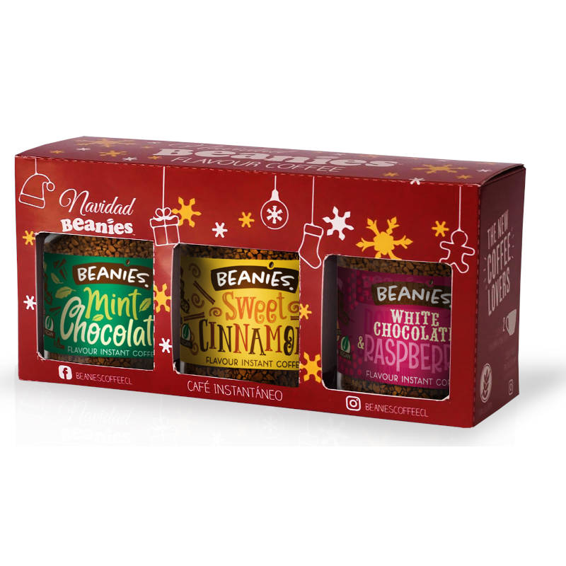 Tripack Café Beanies con Cafeína